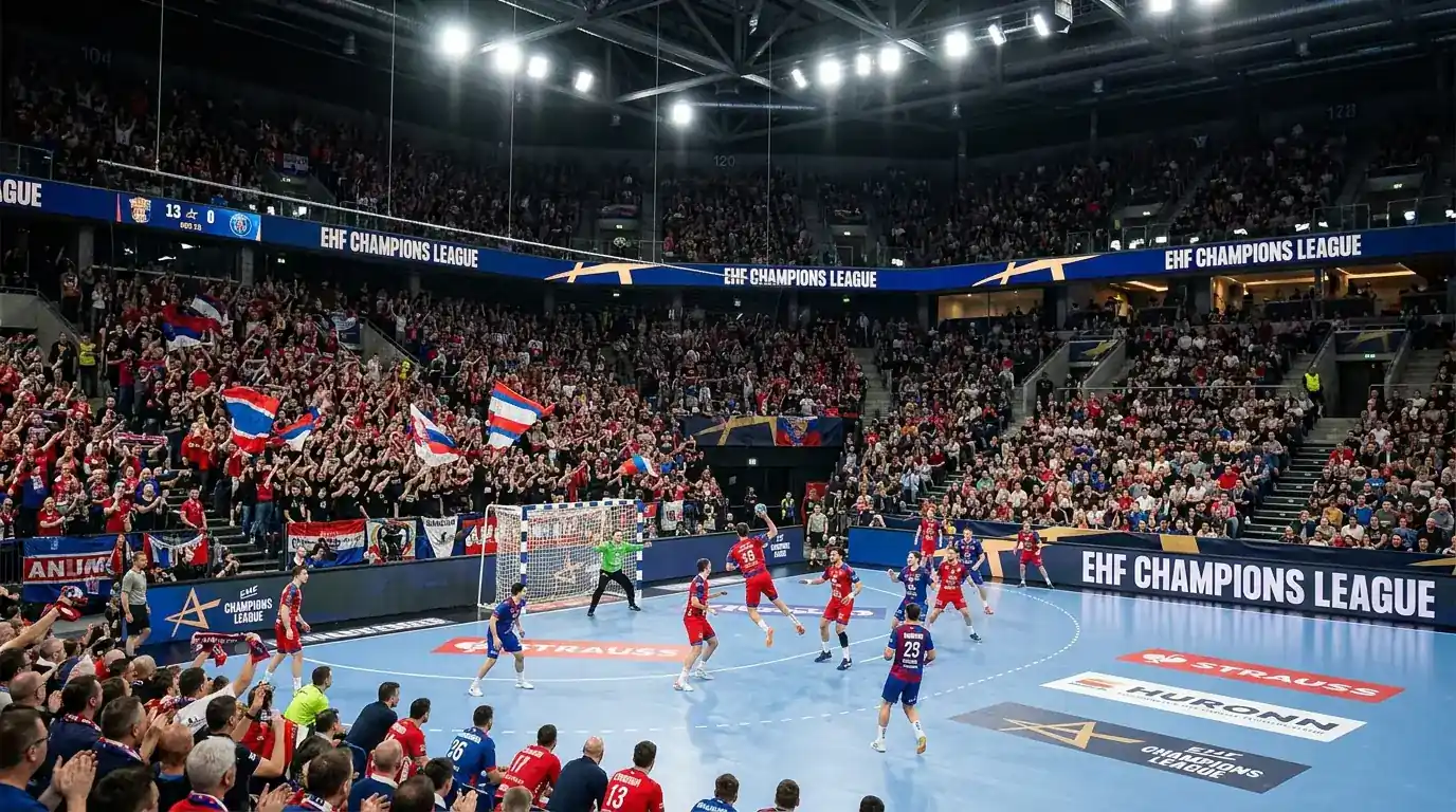 Мач от EHF Champions League като върхово клубно хандбално състезание