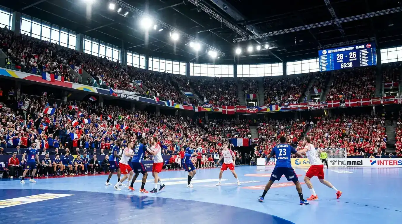 Европейско първенство по хандбал EHF EURO с национални отбори и пълни трибуни